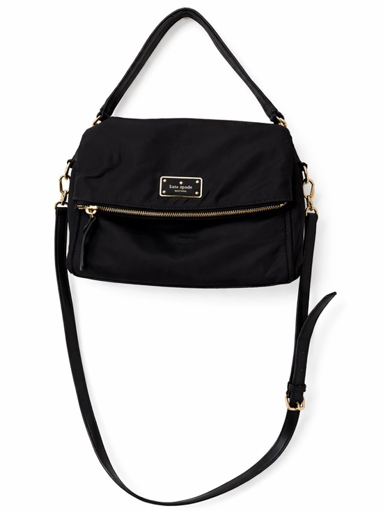kate spade Handbags - Kate Spade Black Nylon Shoulder Bag Crossbody Miri
